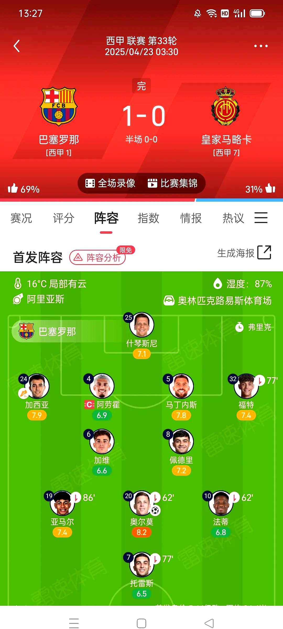 关于西班牙联赛补时阶段，排名垫底球队陷入降级区的信息